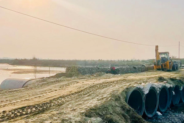 कमला नदीमा अस्थायी ‘डाइभर्सन’